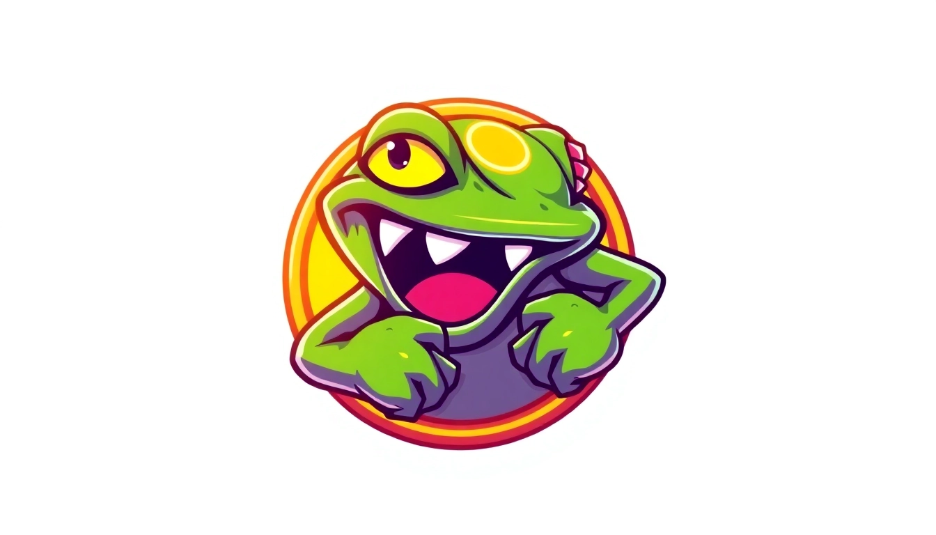 Angry Pepe Coin logo with vibrant meme art and dynamic design for crypto branding