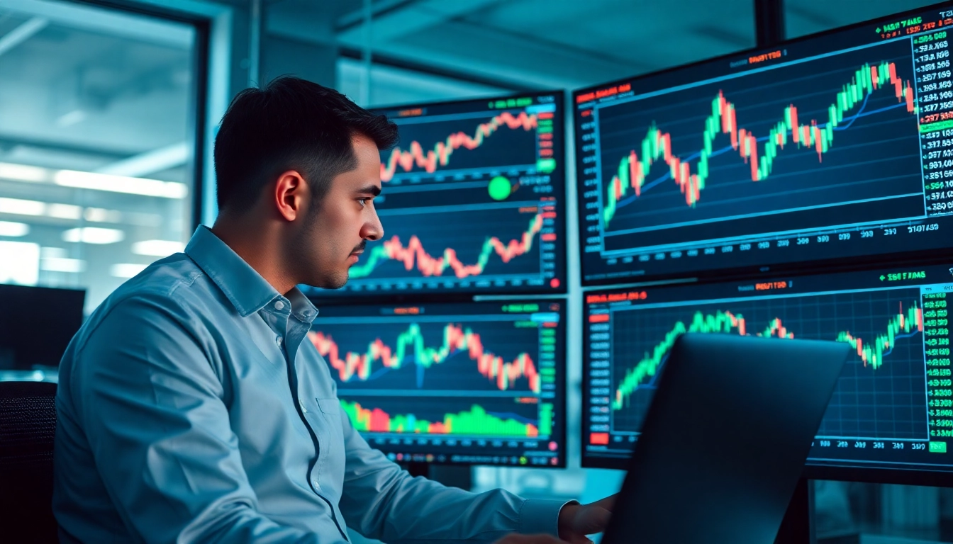 Trading view platform displaying detailed market charts and analysis for traders and investors